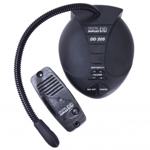 DD-205T HF переговорное устройство клиент-кассир; модификация с разъемами под Hands Free гарнитуру. 