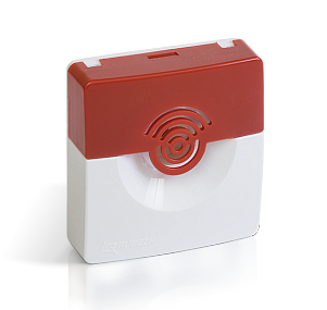 ОПОП 2-35 24В (корпус бело/красный) оповещатель охранно-пожарный звуковой (20 шт/уп) Рубеж