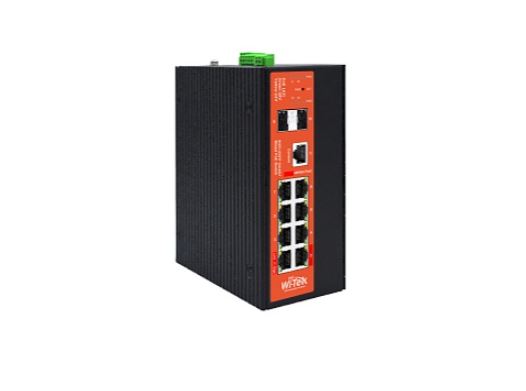 WI-PMS310GF-Alien-I v2 коммутатор промышленный управляемый L2 PoE, 8GE+2SFP+1Console, Wi-Tek