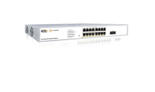 WI-PCES318GF v2 коммутатор настраиваемый PoE 250Вт, порты 16 PoE GE + 2 SFP, Easy Smart, Wi-Tek