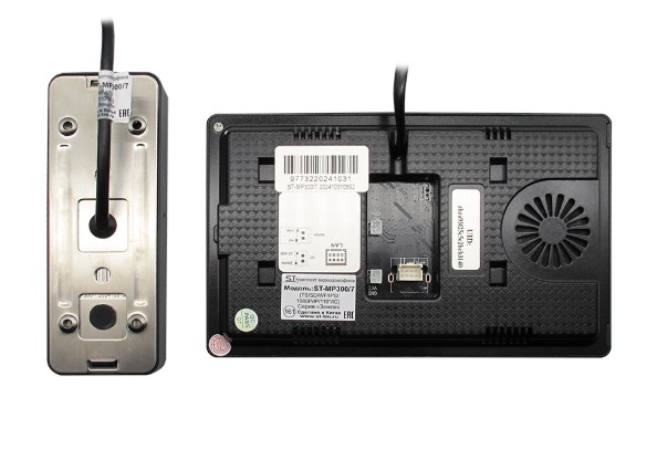 ST-MР300/7 серия «Земля» ЧЕРНЫЙ комплект IP-видеодомофона Space Technology