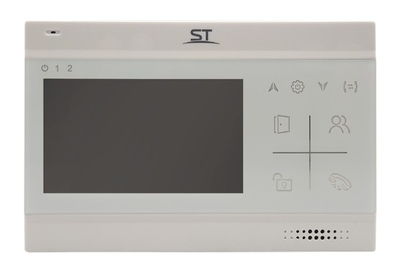 ST-M102/4 (S) БЕЛЫЙ (версия 2) монитор домофона Space Technology