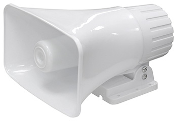 Новый звуковой охранный оповещатель Smartec ST-AA410S-WT рупорного типа Новый звуковой охранный оповещатель Smartec ST-AA410S-WT рупорного типа
