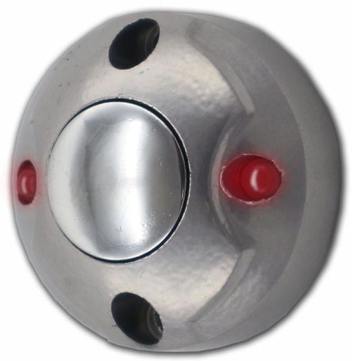 PUSHka кнопка выхода (никель)