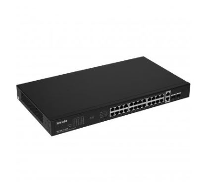 TEG1128P-24-410W 24-портовый управляемый коммутатор Ethernet PoE Tenda