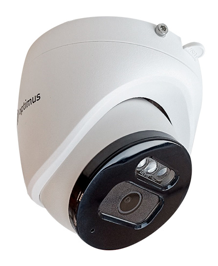 IP-S045.0(2.8)MPC_V.1 уличная купольная всепогодная IP-камера видеонаблюдения с встроенным микрофоном Optimus
