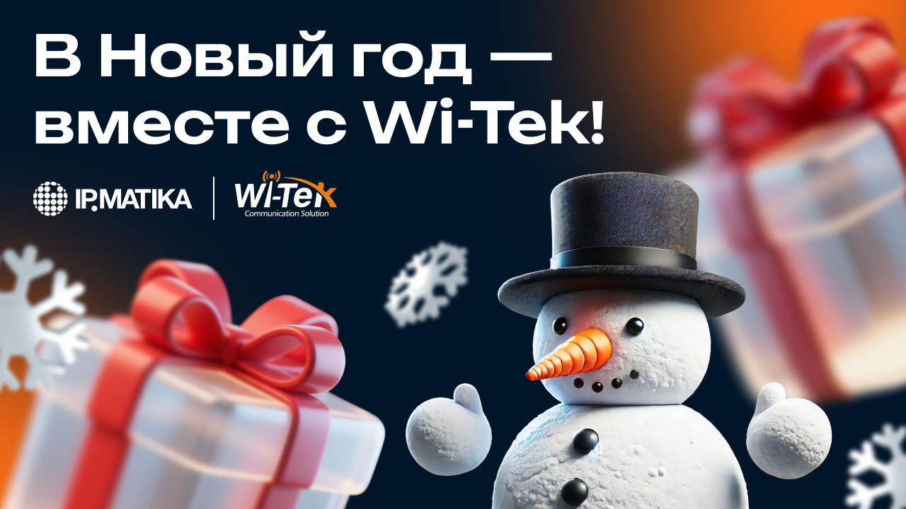 В Новый год — вместе с Wi-Tek! В Новый год — вместе с Wi-Tek!