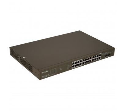 TEG1126P-24-410W 24-портовый неуправляемый PoE-коммутатор Tenda