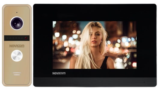 FANTASY HD GOLD + NIGHT FREEDOM 7 HD комплект видеодомофона NOVIcam