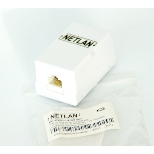 EC-UWO-1-UD2-WT-10 настенная розетка NETLAN