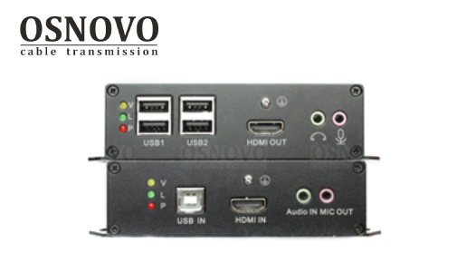 KVM удлинитель с поддержкой сенсорных дисплеев - передача 4K2K HDMI по сети Ethernet KVM удлинитель с поддержкой сенсорных дисплеев - передача 4K2K HDMI по сети Ethernet