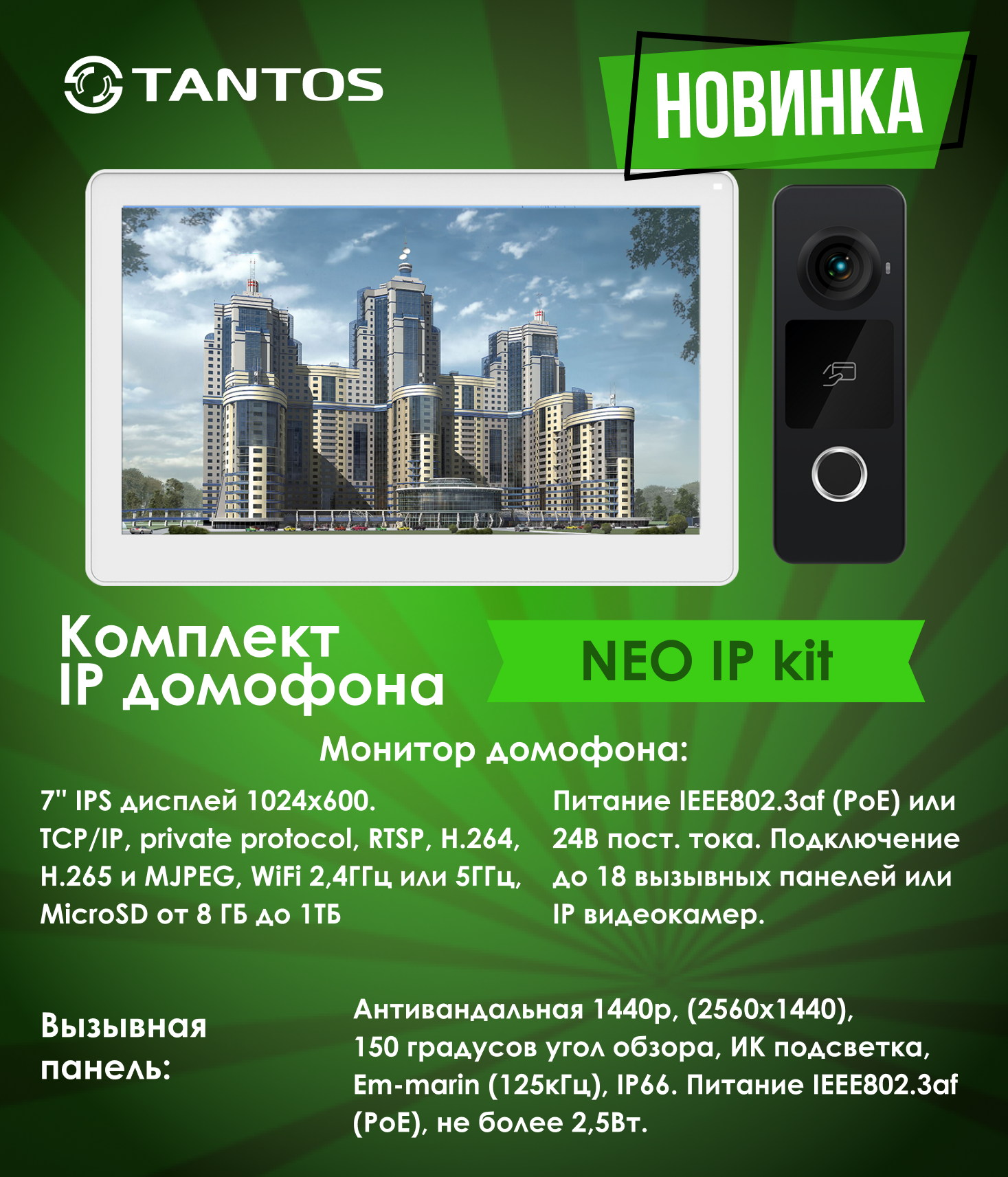 Обновленный комплект NEO IP Kit (White) Обновленный комплект NEO IP Kit (White)