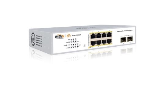 WI-PCES310GF v2 коммутатор настраиваемый PoE 120Вт, порты 8 PoE GE + 2 SFP, Easy Smart, Wi-Tek
