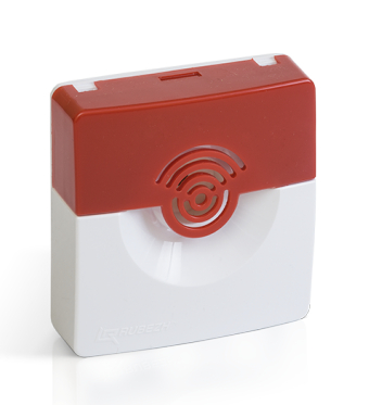 ОПОП 2-35 24В (корпус бело/красный) оповещатель охранно-пожарный звуковой (20 шт/уп) Рубеж