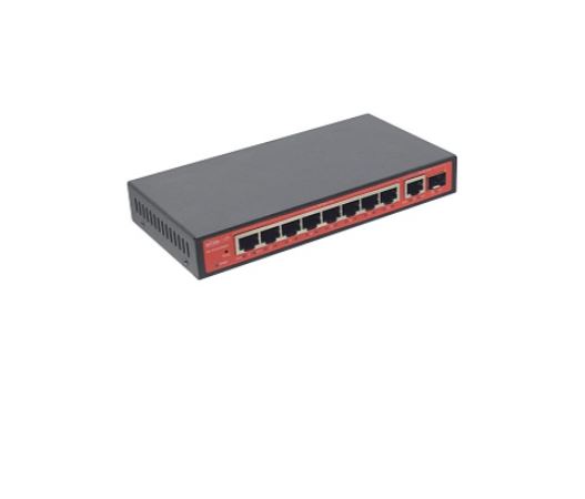 WI-PCES308GF коммутатор настраиваемый PoE 60Вт, порты 8 PoE GE + 1 GE + 1 SFP, Easy Smart, Wi-Tek