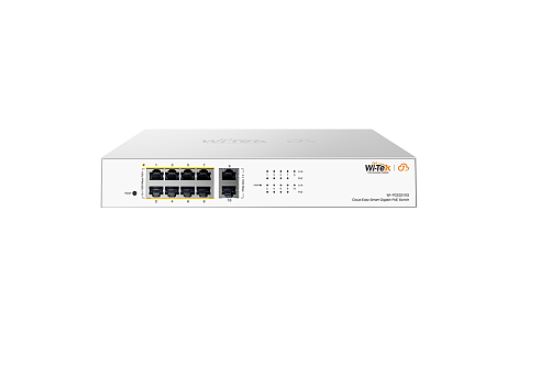 WI-PCES310G коммутатор настраиваемый PoE 110Вт, порты 8 PoE GE + 2 GE, Wi-Tek