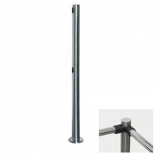 PERCo-BH02 2-02 двухсторонняя стойка с 4-мя отверстиями для крепления патрубков