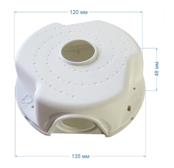 WL-KM1001 ГАЛАКТИКА (БЕЛАЯ) универсальная монтажная коробка для видеокамер охранного наблюдения Space Technology