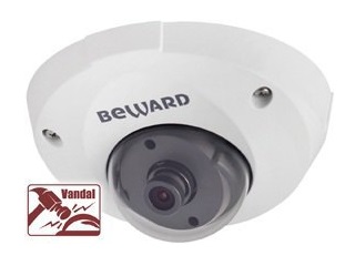 B1210DM (2,5) антивандальная уличная купольная всепогодная IP-камера видеонаблюдения Beward