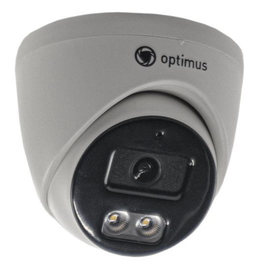 AHD-H025.0(2.8)MF купольная внутренняя мультиформатная камера видеонаблюдения с встроенным микрофоном Optimus