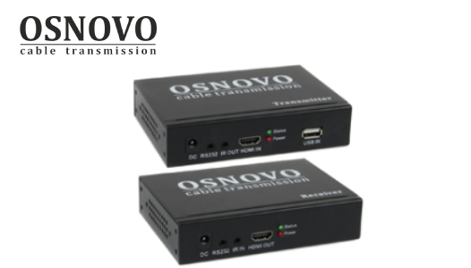 Передача сигнала HDMI и USB по IP-сети на 253 монитора. Комплект TLN-HiKM/1+RLN-HiKM/1(ver.2.1)
