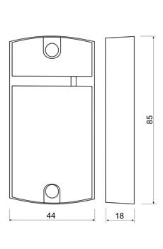 Matrix-II (мод. EH) серый считыватель EM-Marin/HID 