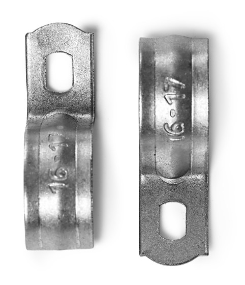 850-007 Скоба металлическая однолапковая 25-26 мм (100 шт/уп) ПожТехКабель PTK-Accessories