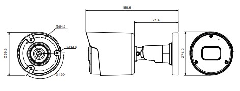 RVi-1NCT5026 (2.8) уличная всепогодная IP-камера видеонаблюдения с встроенным микрофоном RVi
