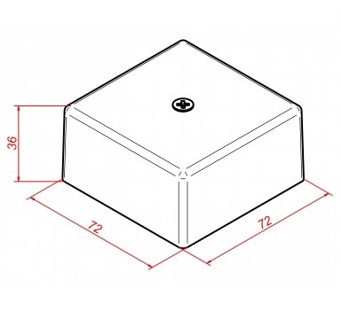 КМ-О (2к)-IP41 коробка монтажная огнестойкая