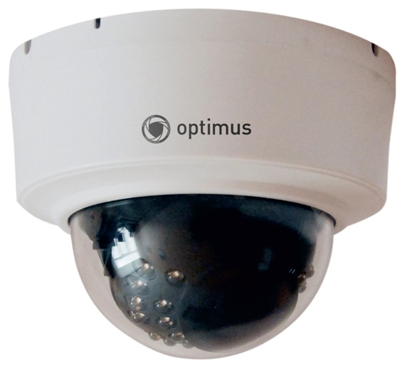 IP-S025.0(2.8)P_V.1 купольная внутренняя IP-камера видеонаблюдения Optimus