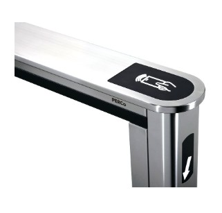 PERCo-SDС-01S крышка из нержавеющей стали с пластиковыми вставками для двусторонней секции PERCo-STD-01 PERCo