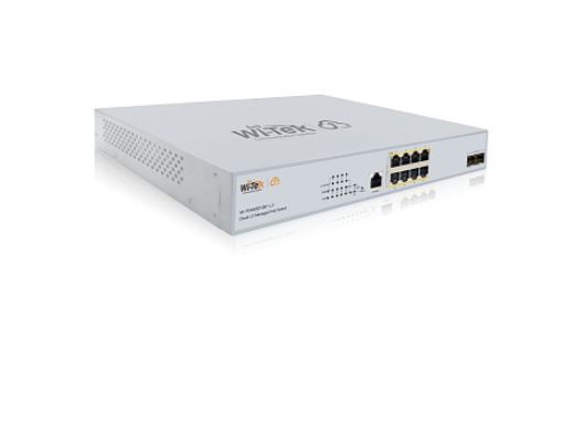 WI-PCMS5010BT-L3 управляемый коммутатор, PoE бюджет 370Вт, 8*2,5GE PoE, 2SFP+ 10G, Cloud, Wi-Tek