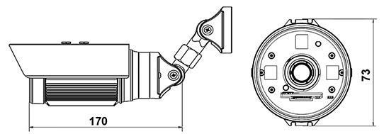 CD600 уличная всепогодная IP-камера видеонаблюдения Beward