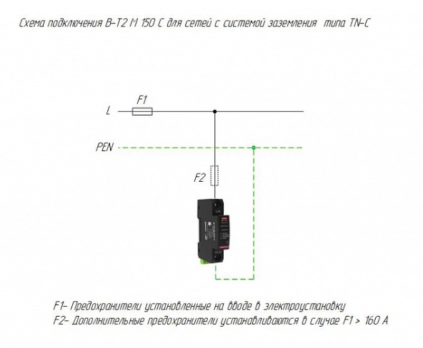 В-Т2 М 275 С однополюсное устройство защитноеУЗИП Ключевой Компонент ХАКЕЛЬ