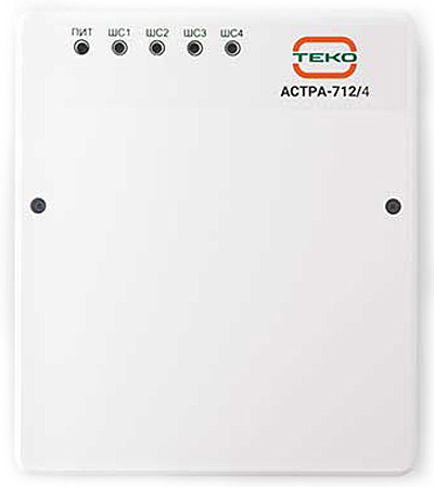 Астра-712/4 приемно-контрольный прибор, 4 шлейфа