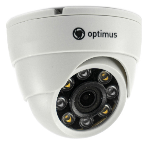 IP-E022.1(2.8)PL_V.1 внутренняя купольная IP-камера видеонаблюдения Optimus