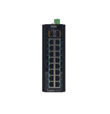 SP3018FM-L2 коммутатор промышленный управляемый L2, PoE, 16GE+2SFP 2,5Gb, Wi-Tek