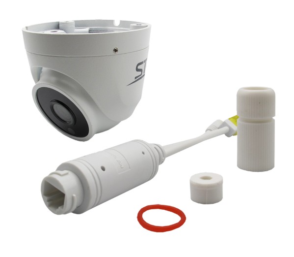 ST-SX8533 POE LIGHT 8Мп (2,8mm) (версия 2) уличная купольная всепогодная IP-камера видеонаблюдения с встроенным микрофоном Space Technology