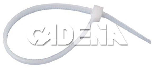 Хомут (стяжка) CK-3.6x200 #W, (100 шт/уп) CADENA