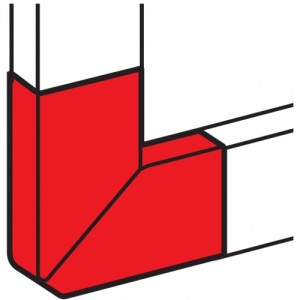 010767 DLP угол плоский 90° для 80х50 LegranD