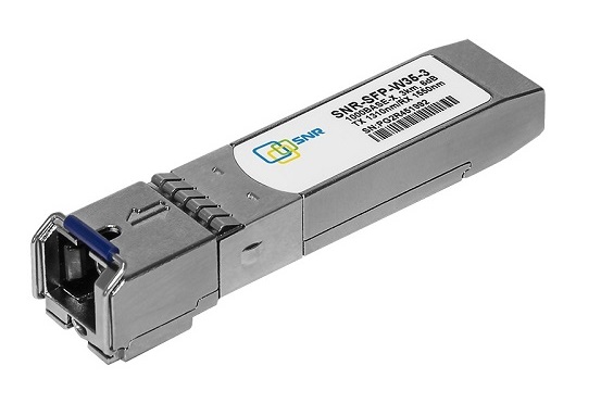 SFP модуль WDM, 1.25 G, 3 км, TX 1310 нм, RX 1550 нм, SC