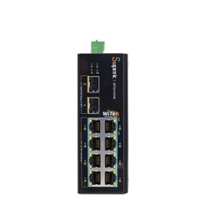 SP3010FM коммутатор промышленный настраиваемый PoE, 8GE+2SFP, Wi-Tek