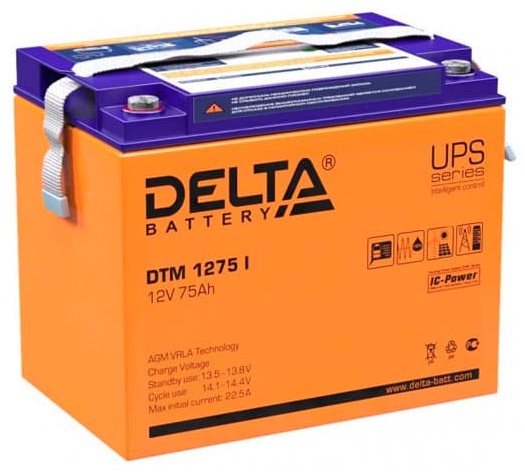Аккумулятор Delta DTM 1275 I 