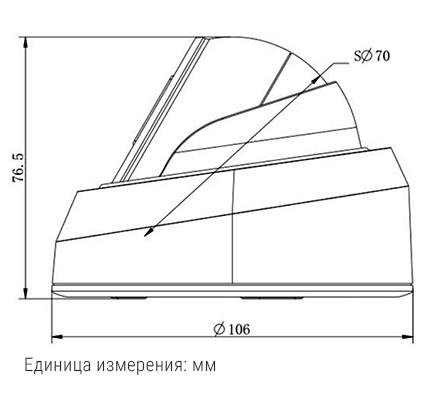 SV2012DBS (2,8 мм) уличная купольная IP камера видеонаблюдения с встроенным микрофоном Beward