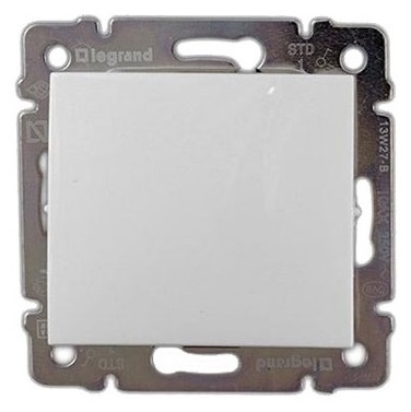 LEG 774401 выключатель Valena 1-клавишный, белый