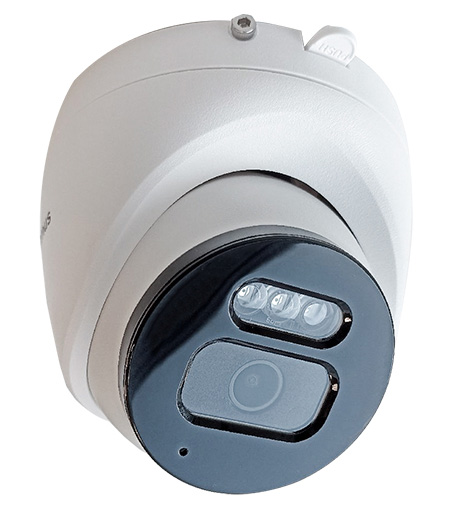 IP-S045.0(2.8)MPC_V.1 уличная купольная всепогодная IP-камера видеонаблюдения с встроенным микрофоном Optimus