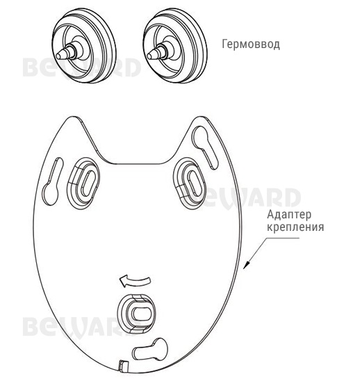 SV3210DB (2,8 мм) уличная купольная IP-камера видеонаблюдения со встроенным микрофоном Beward