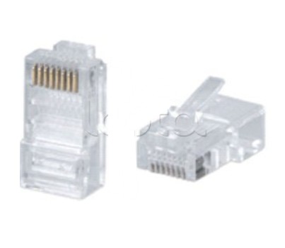 201-021 Коннектор RJ-45 (8Р8С) кат.5e (100шт./уп.) (J-RJ45-8p8c-UTP-5e) Пожтехкабель