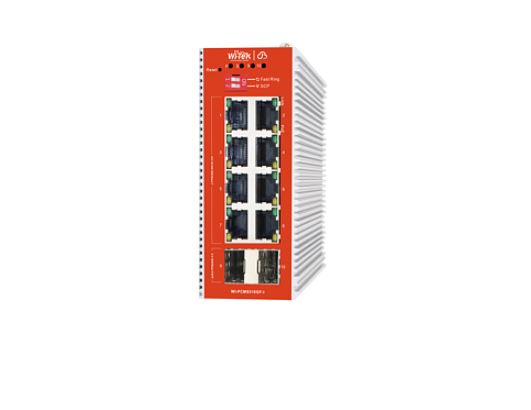 WI-PCMS310GF-I v2 коммутатор промышленный управлямый L2+, PoE 120 Вт, 8GE+2SFP, Wi-Tek