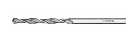 Сверло по металлу, сталь М2(S6-5-2). STAYER "PROFESSIONAL" DIN 338, d=2,0 мм (арт.29602-2)